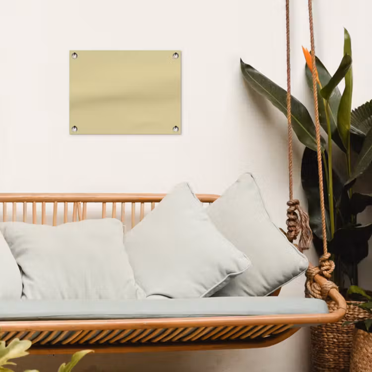 Mellow - Touch - Geel tuinposter los doek klein 239 -sfeer7