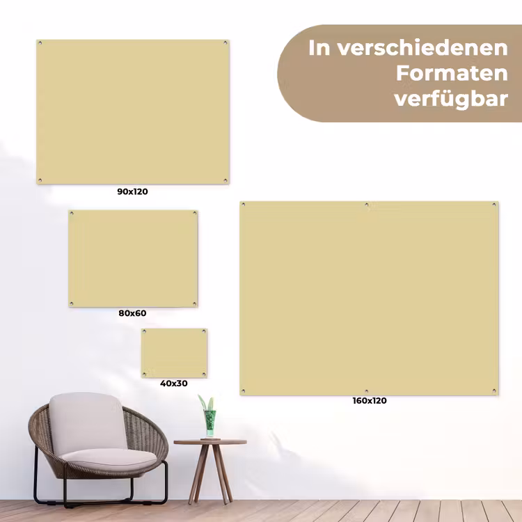 Mellow - Touch - Geel tuinposter los doek klein 239 -Xsfeer9_DE