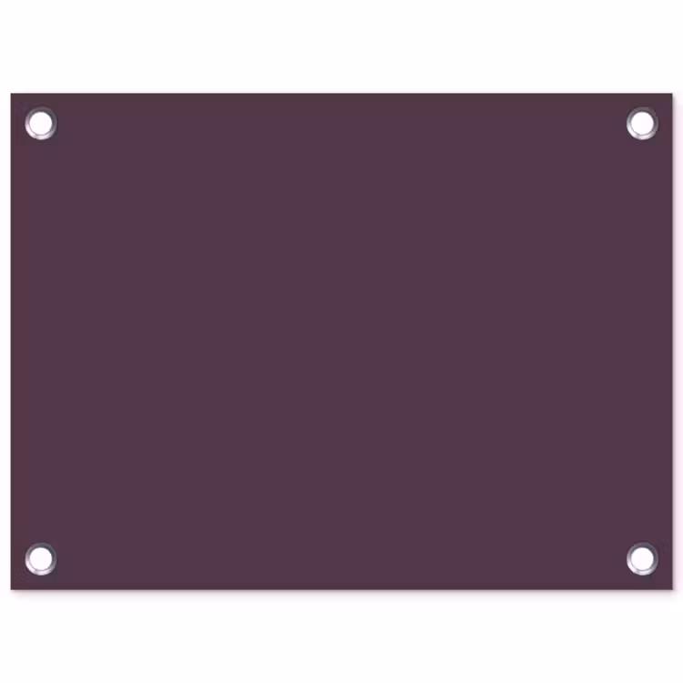 Midnight - Plum - Paars tuinposter los doek klein 239 -3d