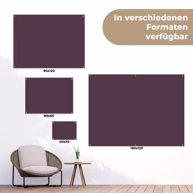 Midnight - Plum - Paars tuinposter los doek klein 239 -Xsfeer9_DE