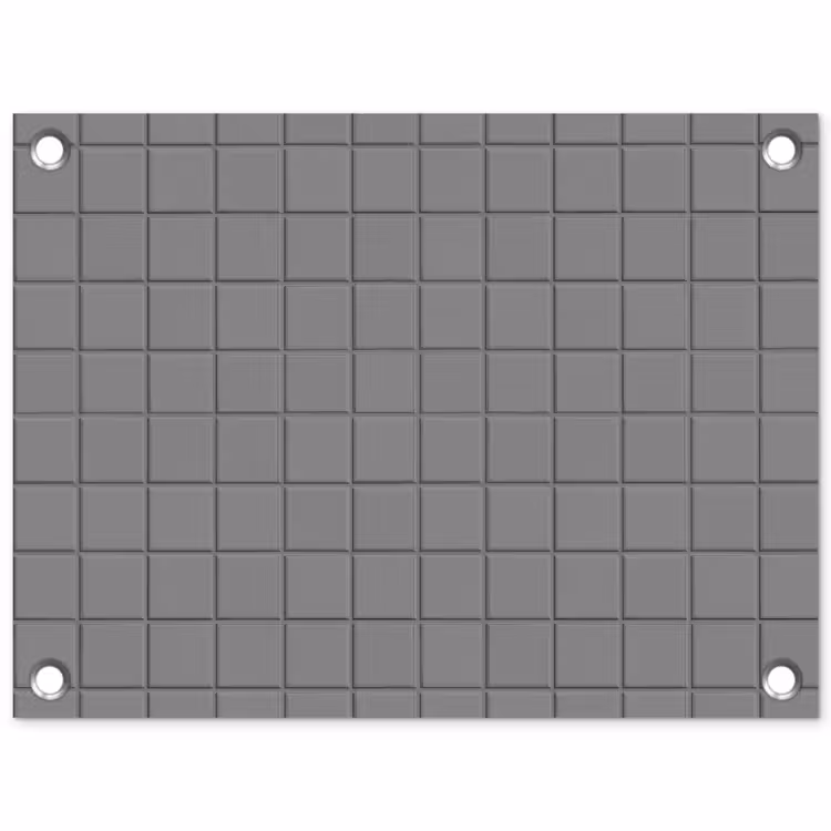 Modern - Patroon - Grijs tuinposter los doek klein 239 -3d