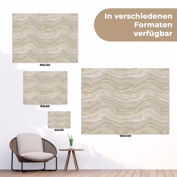 Patroon - Sereen - Groen tuinposter los doek klein 239 -Xsfeer9_DE