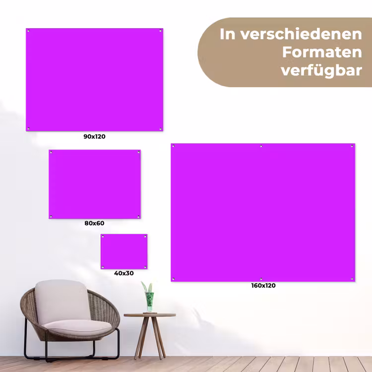 Neon - Orchid - Paars tuinposter los doek klein 239 -Xsfeer9_DE