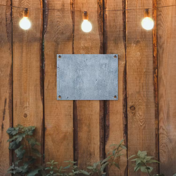 Oppervlak - Ruw - Abstract - Modern - Grijs tuinposter los doek klein -sfeer1