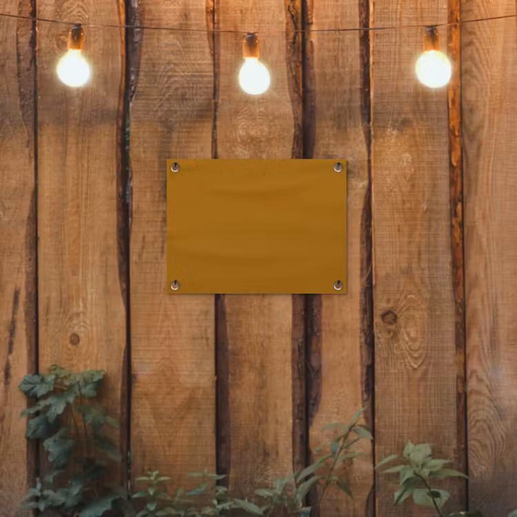 Ocre - Gold - Geel tuinposter los doek klein 239 -sfeer1