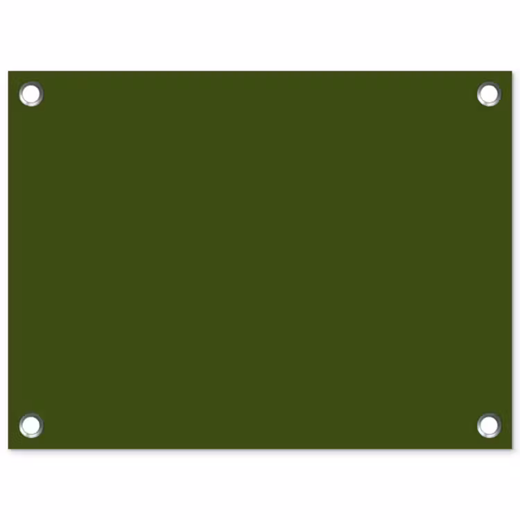 Olive - Drab - Groen tuinposter los doek klein 239 -3d