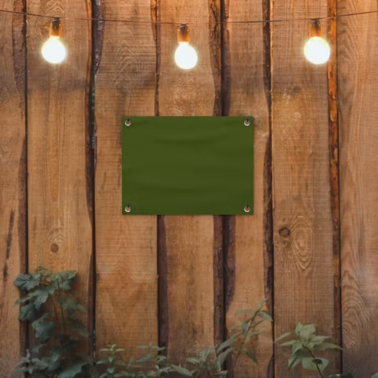 Olive - Drab - Groen tuinposter los doek klein 239 -sfeer1