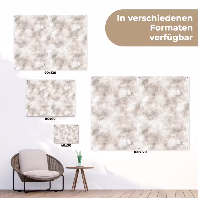 Organisch - Patroon - Gemêleerd tuinposter los doek klein 239 -Xsfeer9_DE
