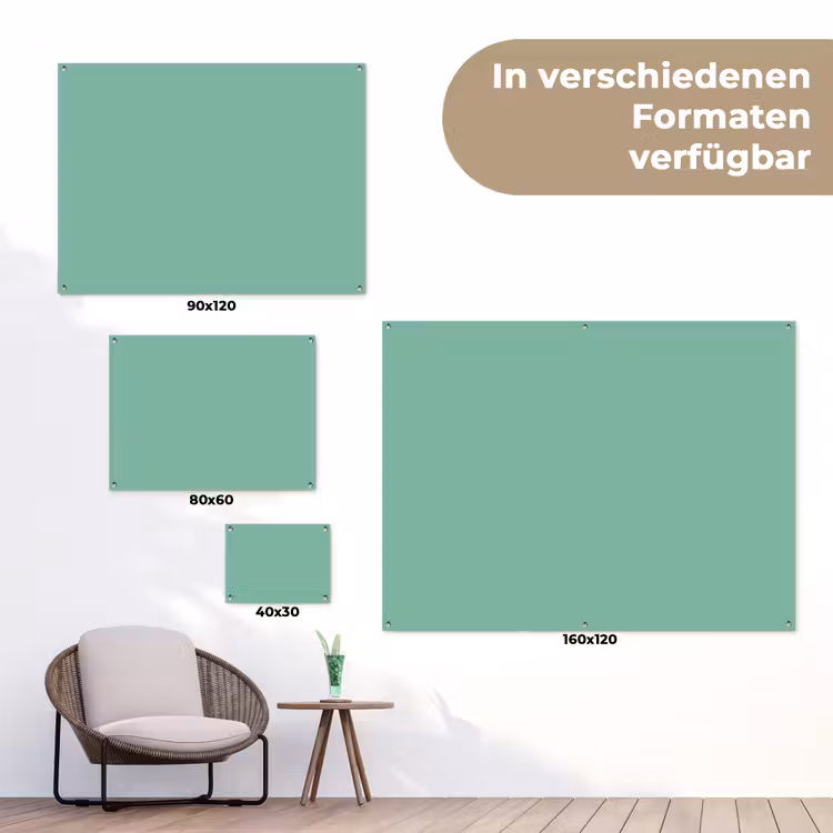 Ocean - Jade - Groen tuinposter los doek klein 239 -Xsfeer9_DE