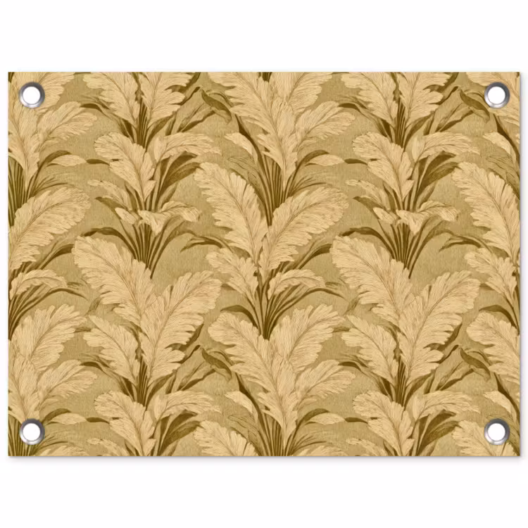 Palmbladeren - Klassiek - Groen tuinposter los doek klein 239 -3d