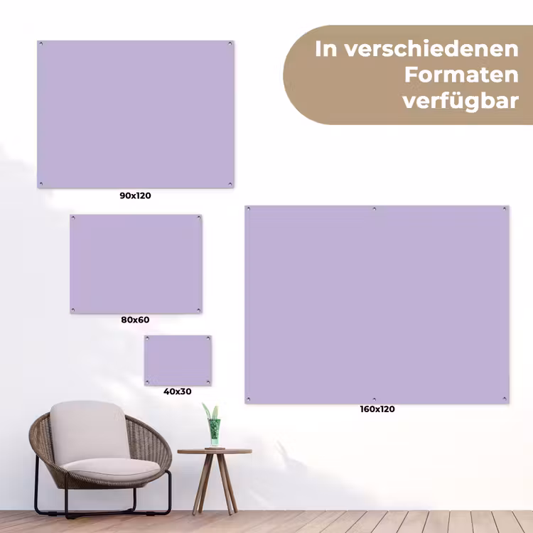 Pastel - Lilac - Paars tuinposter los doek klein 239 -Xsfeer9_DE