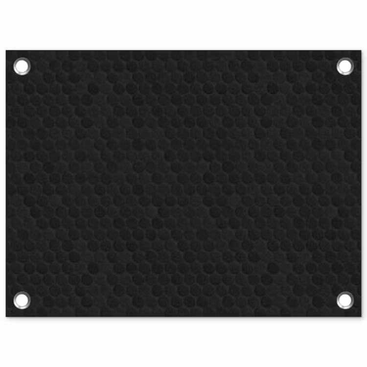 Penny - Tegel - Mat - Zwart tuinposter los doek klein 239 -3d