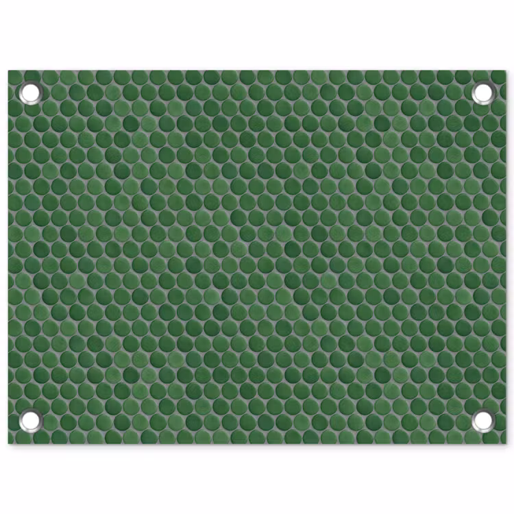 Penny - Mozaïek - Bosgroen - Green tuinposter los doek klein 239 -3d