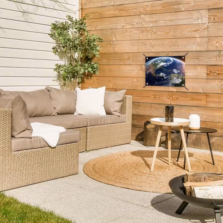 Gartenposter - Planet – Weltraum – Kosmos - Planeet - Ruimte - Kosmos tuinposter los doek klein
