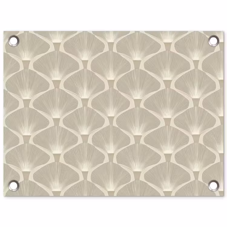 Paneel - Ginkgo - Zand tuinposter los doek klein 239 -3d