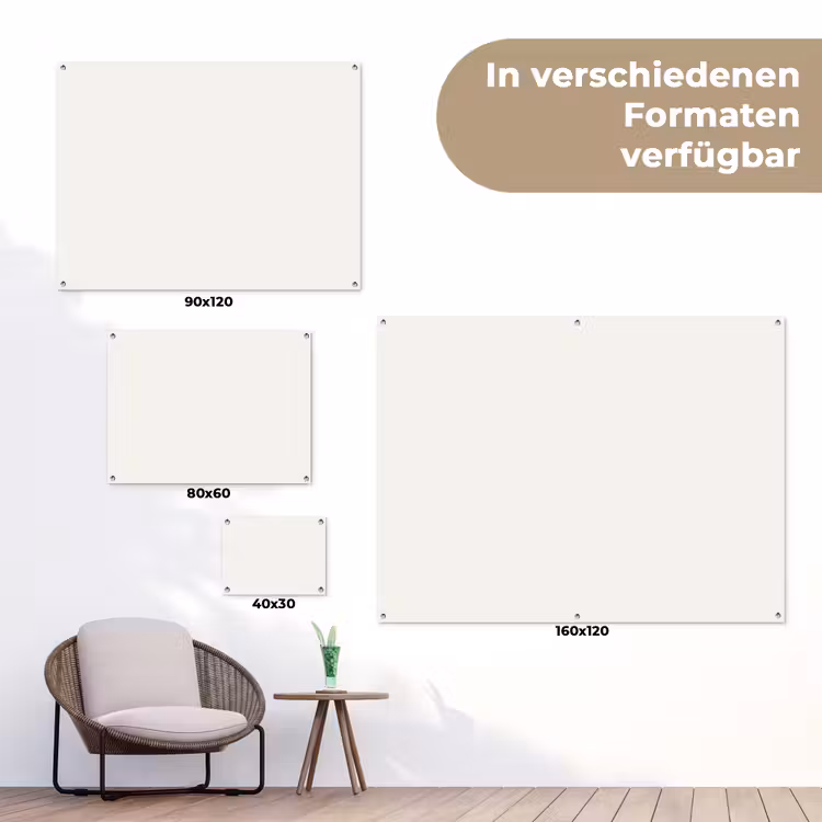 Pure - Alabaster - Wit tuinposter los doek klein 239 -Xsfeer9_DE