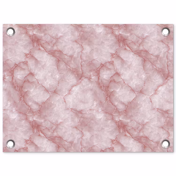 Roze - Kwartsmarmer - Aders tuinposter los doek klein 239 -3d