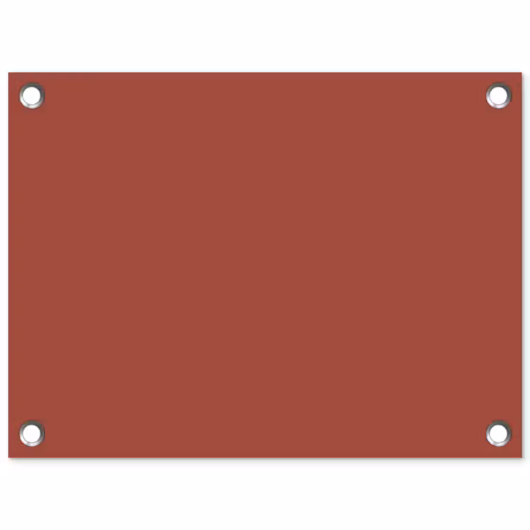 Rustic - Terracotta - Oranje tuinposter los doek klein 239 -3d