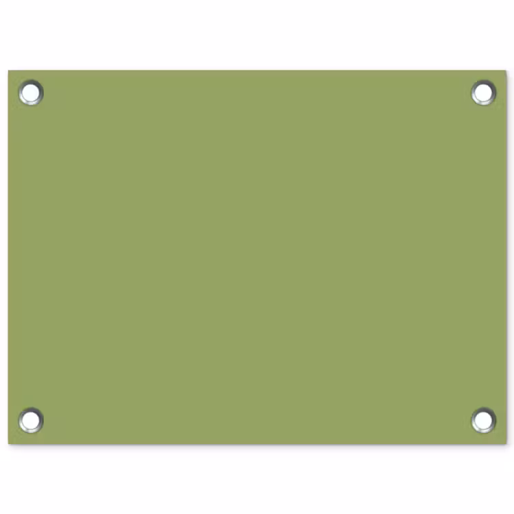 Sage - Green - Groen tuinposter los doek klein 239 -3d