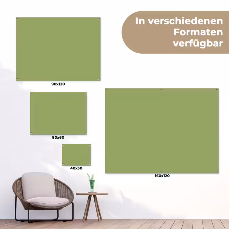 Sage - Green - Groen tuinposter los doek klein 239 -Xsfeer9_DE
