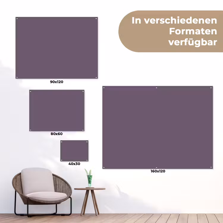 Velvet - Aubergine - Paars tuinposter los doek klein 239 -Xsfeer9_DE