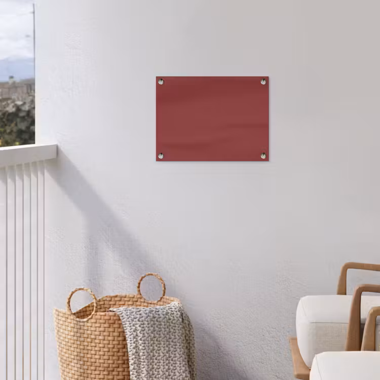 Barn - Antique - Rood tuinposter los doek klein 239 -sfeer8