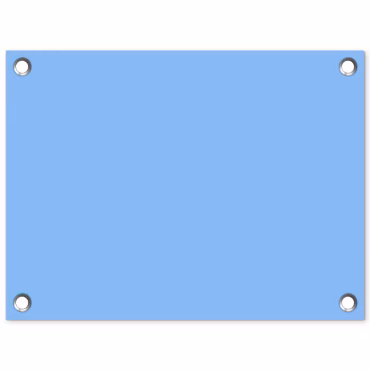Sky - Glow - Blauw tuinposter los doek klein 239 -3d
