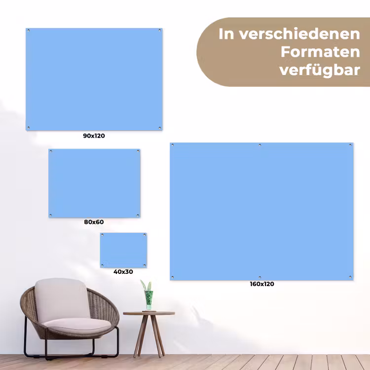 Sky - Glow - Blauw tuinposter los doek klein 239 -Xsfeer9_DE