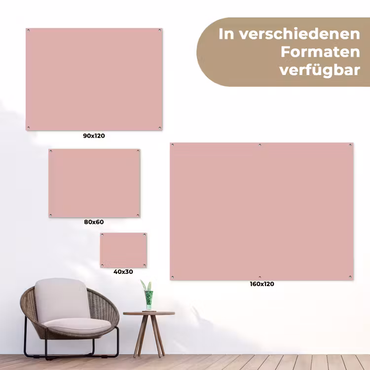 Soft - Blush - Roze tuinposter los doek klein 239 -Xsfeer9_DE