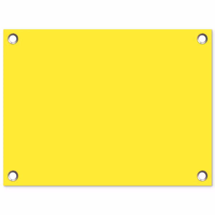 Soft - Custard - Geel tuinposter los doek klein 239 -3d
