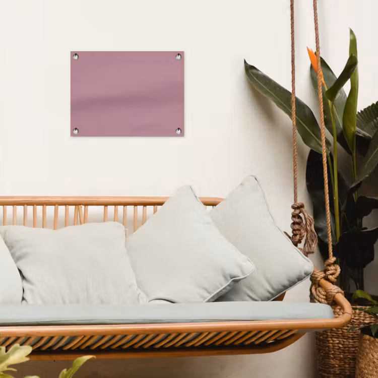 Dusty - Mauve - Paars tuinposter los doek klein 239 -sfeer7