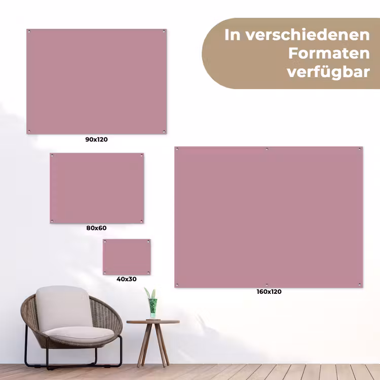 Dusty - Mauve - Paars tuinposter los doek klein 239 -Xsfeer9_DE