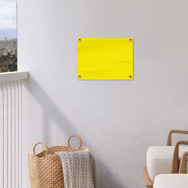 Sunshine - Glow - Geel tuinposter los doek klein 239 -sfeer8