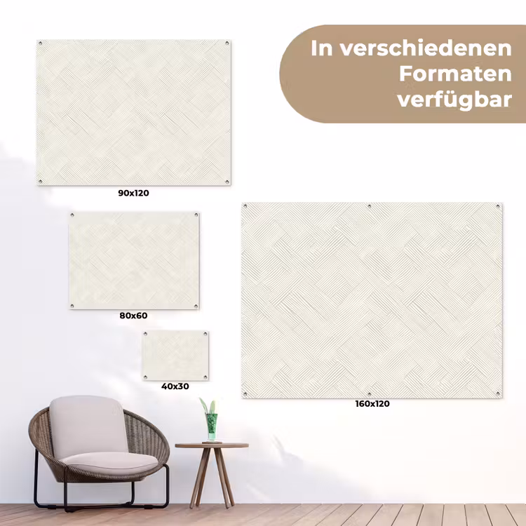 Textuur - Abstract - Beige tuinposter los doek klein 239 -Xsfeer9_DE