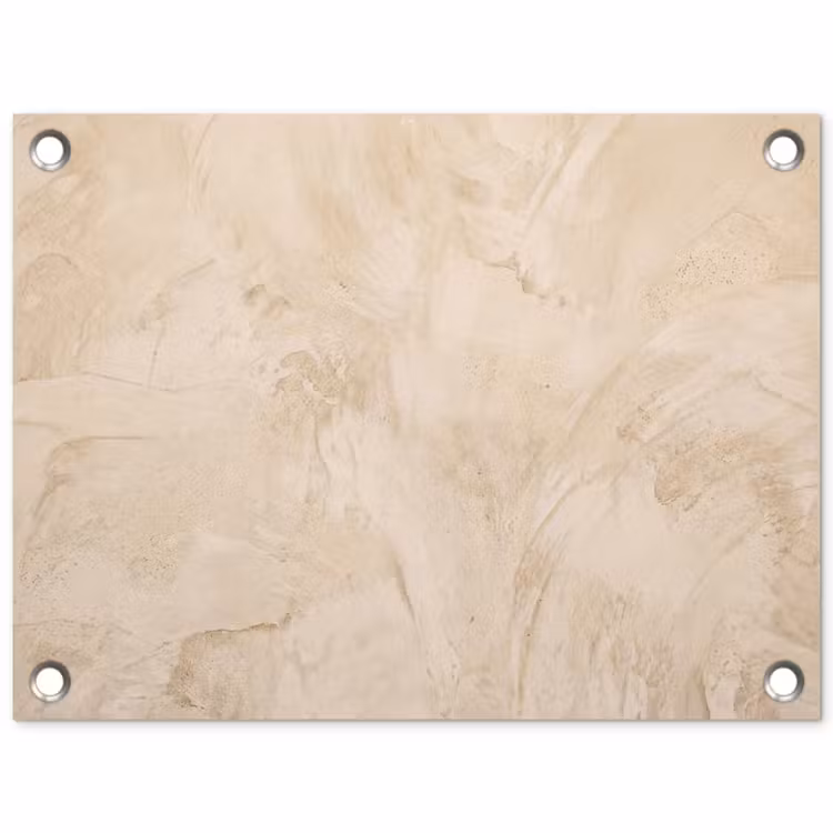Textuur - Patroon - Abstract - Modern - Beige tuinposter los doek klein -3d