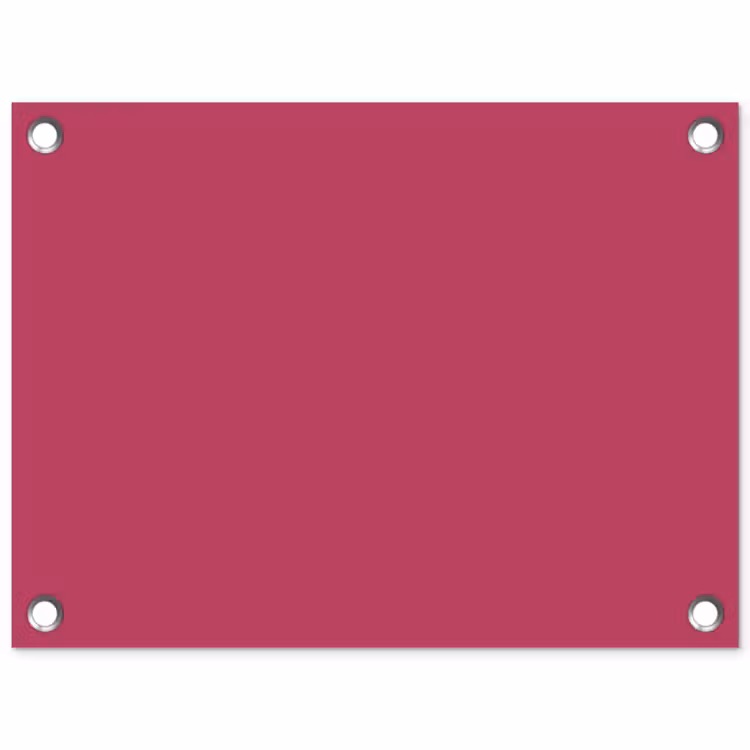 Deep - Berry - Rood tuinposter los doek klein 239 -3d
