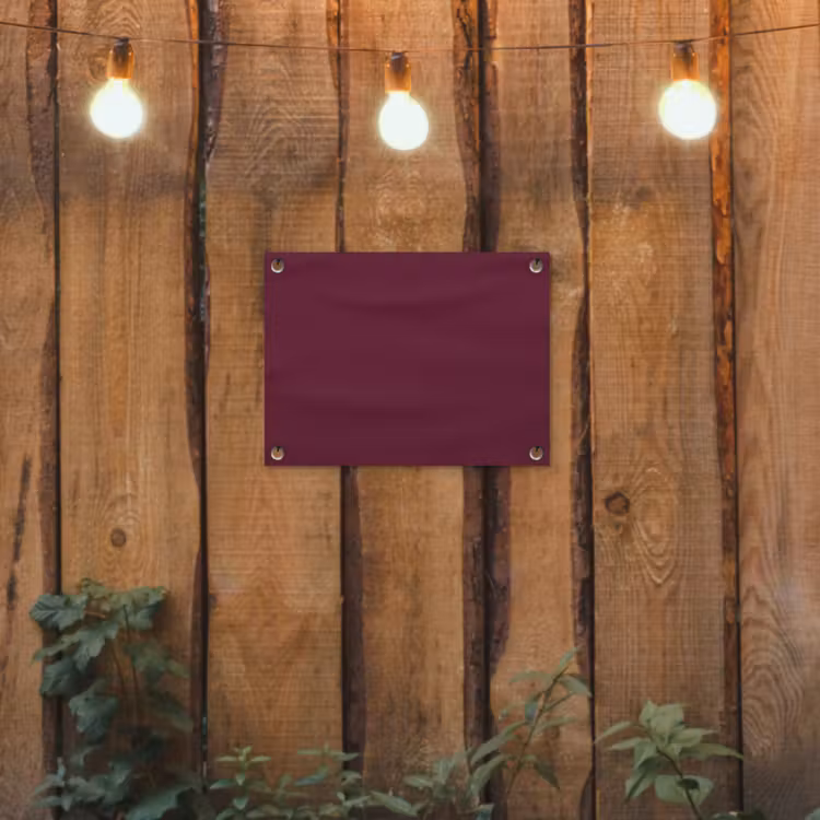 Deep - Plum - Paars tuinposter los doek klein 239 -sfeer1