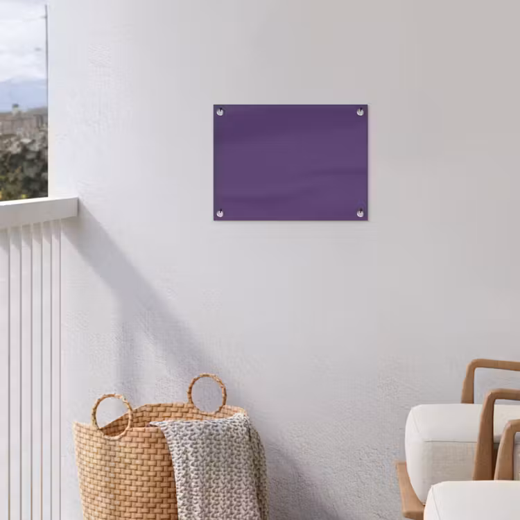 Deep - Plum - Paars tuinposter los doek klein 239 -sfeer8
