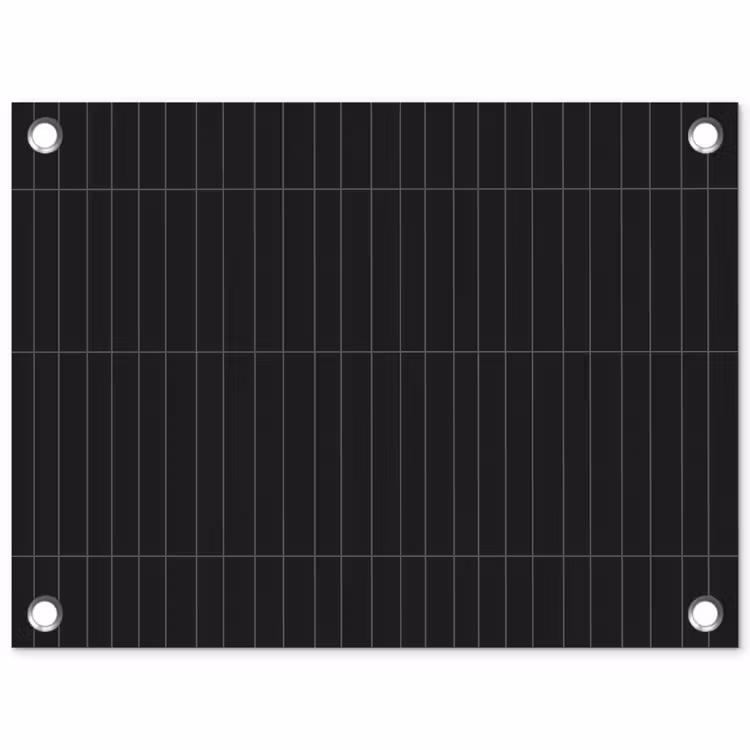 Verticaal - Wandtegel - Mat - Zwart tuinposter los doek klein 239 -3d