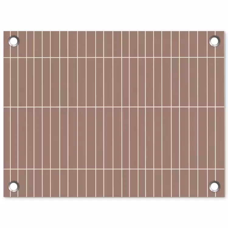 Verticaal - Wandtegel - Terracotta tuinposter los doek klein 239 -3d