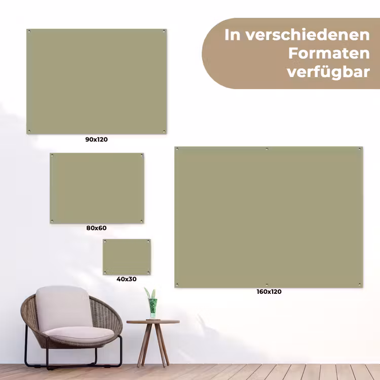 Vintage - Sage - Groen tuinposter los doek klein 239 -Xsfeer9_DE