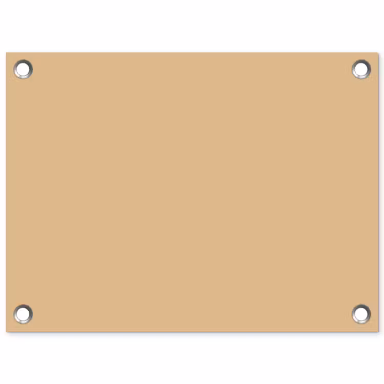 Warm - Sand - Nude tuinposter los doek klein 239 -3d