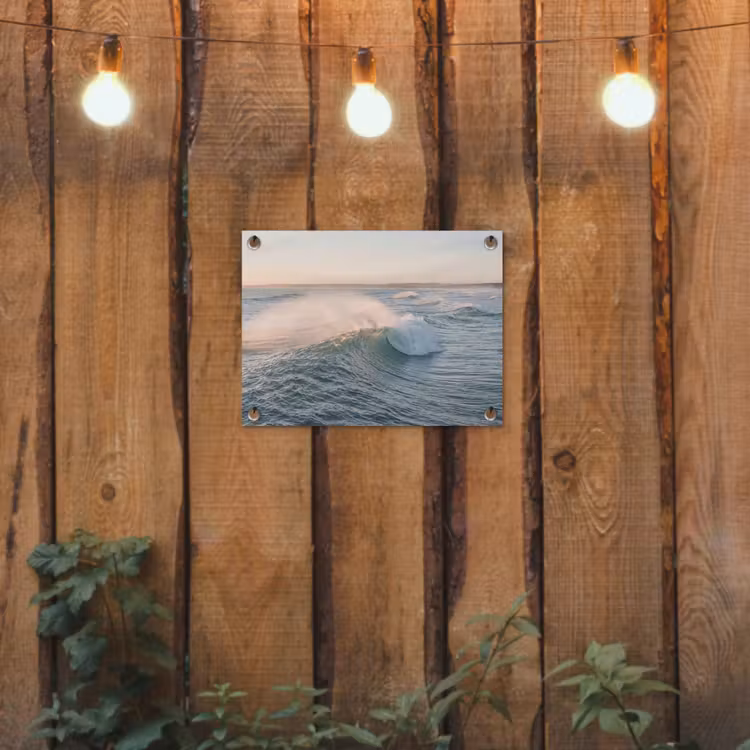Golf - Zee - Water tuinposter los doek klein -sfeer1