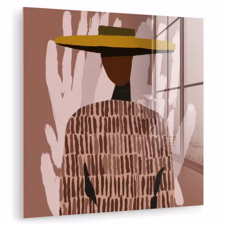 Abstract - Figuur - Illustratie - Hoed plexiglas 5mm klein -zzzproduct_nieuw