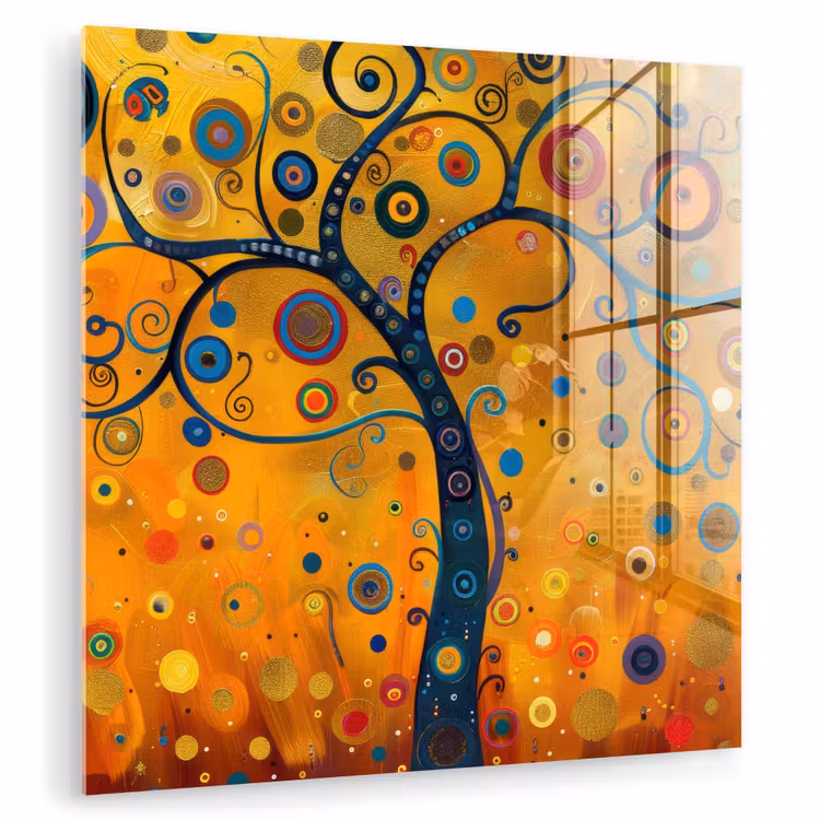 Abstract - Boom - Levensboom - Modern plexiglas 5mm klein -zzzproduct_nieuw