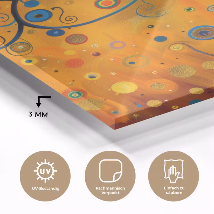 Abstract - Boom - Levensboom - Modern plexiglas 5mm klein -wsfeer2_DE