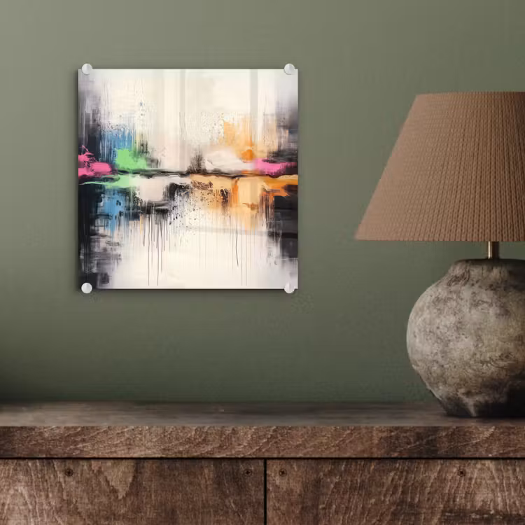 Abstract - Kleurexplosie - Landschap plexiglas 5mm klein -sfeer3