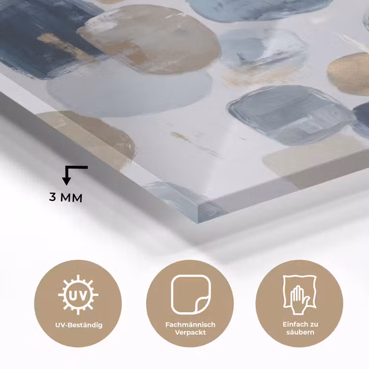 Abstract - Goud - Vormen plexiglas 5mm klein -wsfeer2_DE
