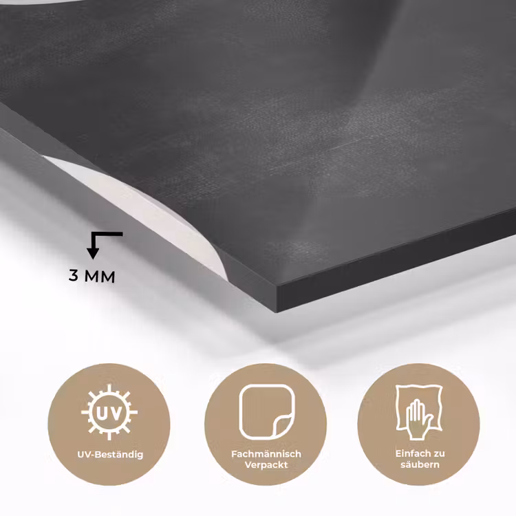 Abstract - Japandi - Beige - Modern plexiglas 5mm klein -wsfeer2_DE