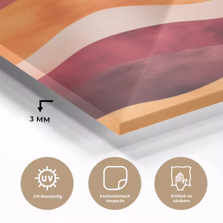 Abstract - Landschap - Golven plexiglas 5mm klein -wsfeer2_DE